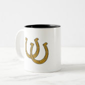 2 Couleurs Une prière de cheval - tasse (Devant gauche)