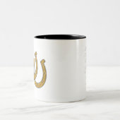 2 Couleurs Une prière de cheval - tasse (Centre)