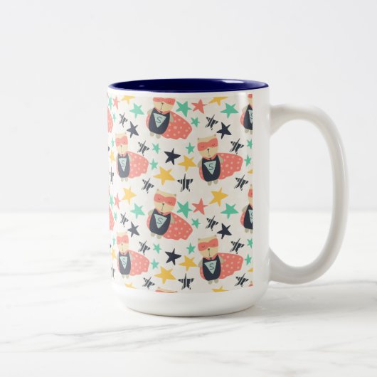 2 Couleurs une tasse à café à deux tons (Droit)