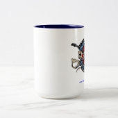 2 Couleurs Une tasse de café observée de crics (Centre)