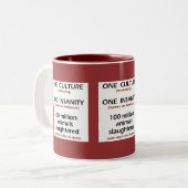 2 Couleurs Une tasse de culture (Devant gauche)