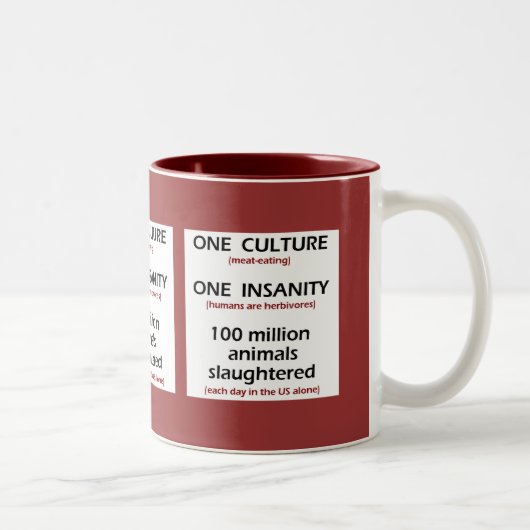2 Couleurs Une tasse de culture (Droit)