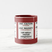 2 Couleurs Une tasse de culture (Centre)
