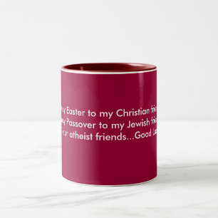 2 Couleurs Une tasse de pain grillé de Pâques…