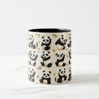2 Couleurs une tasse de panda