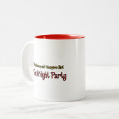 2 Couleurs Une tasse de partie de BirthNight (Devant gauche)