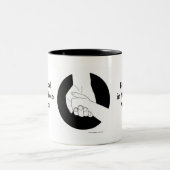 2 Couleurs Une tasse fière de père (Centre)