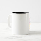 2 Couleurs Une tasse folle de Doggin (Devant gauche)