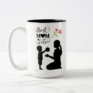 2 Couleurs Une tasse parfaite pour la maman parfaite. pour la
