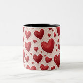 2 Couleurs une tasse pleine d'amour (Centre)