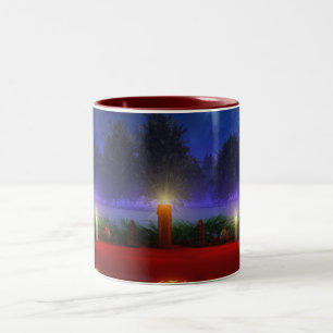 2 Couleurs Une tasse plus lumineuse de Noël de visions