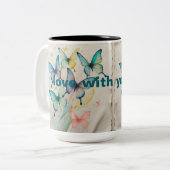 2 Couleurs une tasse style (Devant gauche)