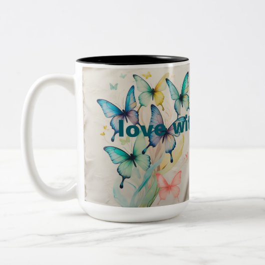 2 Couleurs une tasse style (Gauche)