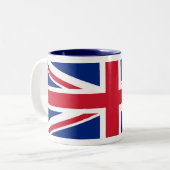 2 Couleurs Union Jack - tasse (Devant gauche)