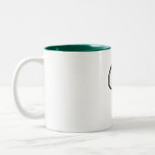 2 Couleurs V tasse de lettre (Gauche)