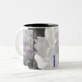 2 Couleurs Valerie a personnalisé la tasse nommée (Devant gauche)