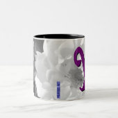 2 Couleurs Valerie a personnalisé la tasse nommée (Centre)