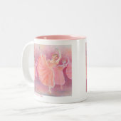 2 Couleurs Valse de la tasse de fleurs (personnalisable) (Devant gauche)