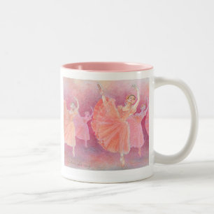 2 Couleurs Valse de la tasse de fleurs (personnalisable)