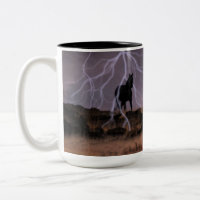 Vaudou et la magie de la tasse noire d'étalon
