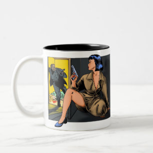 2 Couleurs Velda : La tasse à café de la fille détective