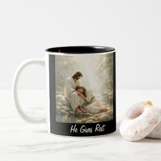 2 Couleurs Venez à Moi et Reposez-vous - Tasse