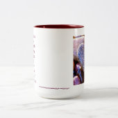 2 Couleurs Vers de la tasse w/Scripture de coeur (Centre)