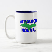 2 Couleurs VERS LE HAUT de la tasse SNAFU (Gauche)