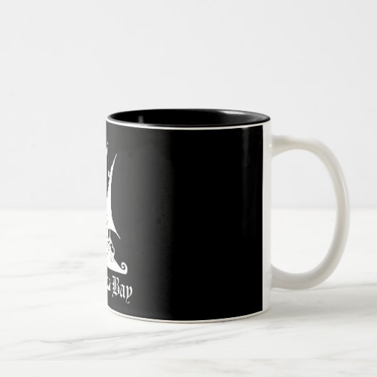 2 Couleurs Version de noir de tasse de baie de pirate (Droit)