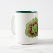 2 Couleurs Vert de géranium tasse à deux tons de 15 onces (1 (Devant gauche)