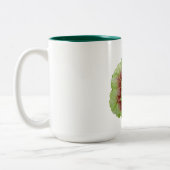 2 Couleurs Vert de géranium tasse à deux tons de 15 onces (1 (Gauche)