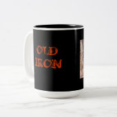 2 Couleurs Vieille tasse de fer (Devant gauche)