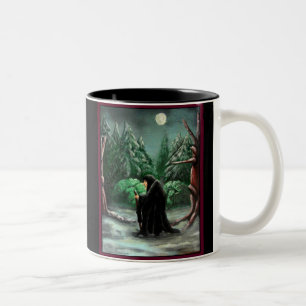 2 Couleurs Vieille tasse de vieille femme