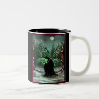 2 Couleurs Vieille tasse de vieille femme