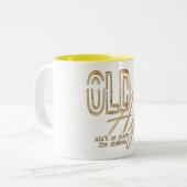 2 Couleurs Vieillesse - tasse à deux tons (Devant gauche)