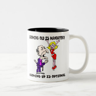 2 Couleurs Vieillir est tasse obligatoire