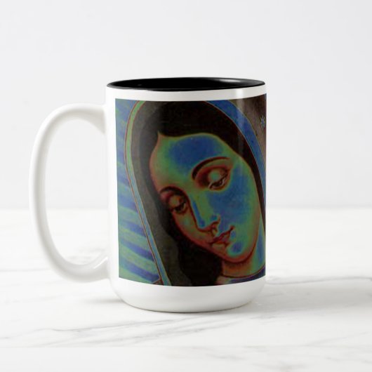 2 Couleurs Vierge de tasse de Guadalupe (Gauche)