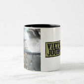 2 Couleurs Viêt Nam Journal V3 tasse à café design (Centre)