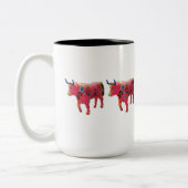2 Couleurs "Vigne de beaux" tasse de 15 onces (Gauche)