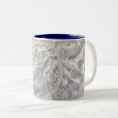 2 Couleurs visage dans la plage de sable dessinant la tasse (Devant droit)