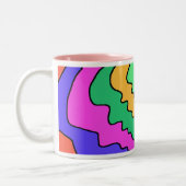 2 Couleurs visage reflections1 de tasse (Gauche)