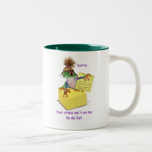 2 Couleurs Votre tasse de crise (Droit)