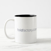 2 Couleurs "Vous allant plier cela ?" tasse de café (Gauche)