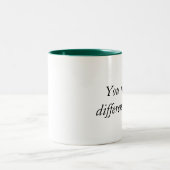 2 Couleurs Vous avez fait à une différence me la tasse (Centre)