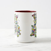 2 Couleurs Vous basculez ! Tasse (Centre)