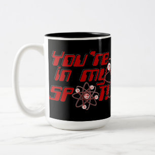 2 Couleurs Vous êtes dans ma tasse de noir d'humour de geek