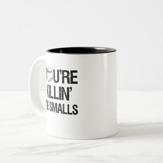 2 Couleurs Vous êtes Killin je tasse de café drôle de (Devant gauche)