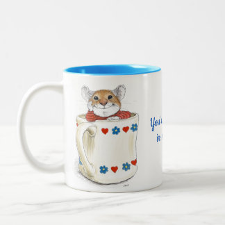 2 Couleurs "Vous êtes la crème tasse de souris en mon café"