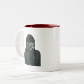 2 Couleurs "Vous serez" tasse fine (Devant gauche)