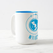 2 Couleurs WTFarm Lire la tasse de papier (Devant gauche)